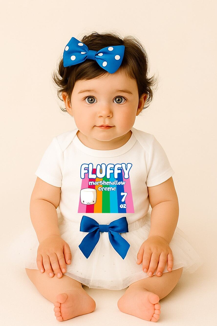 Fluffy Marshmallow Halloween Tutu Costumes For Baby and Toddler Girls